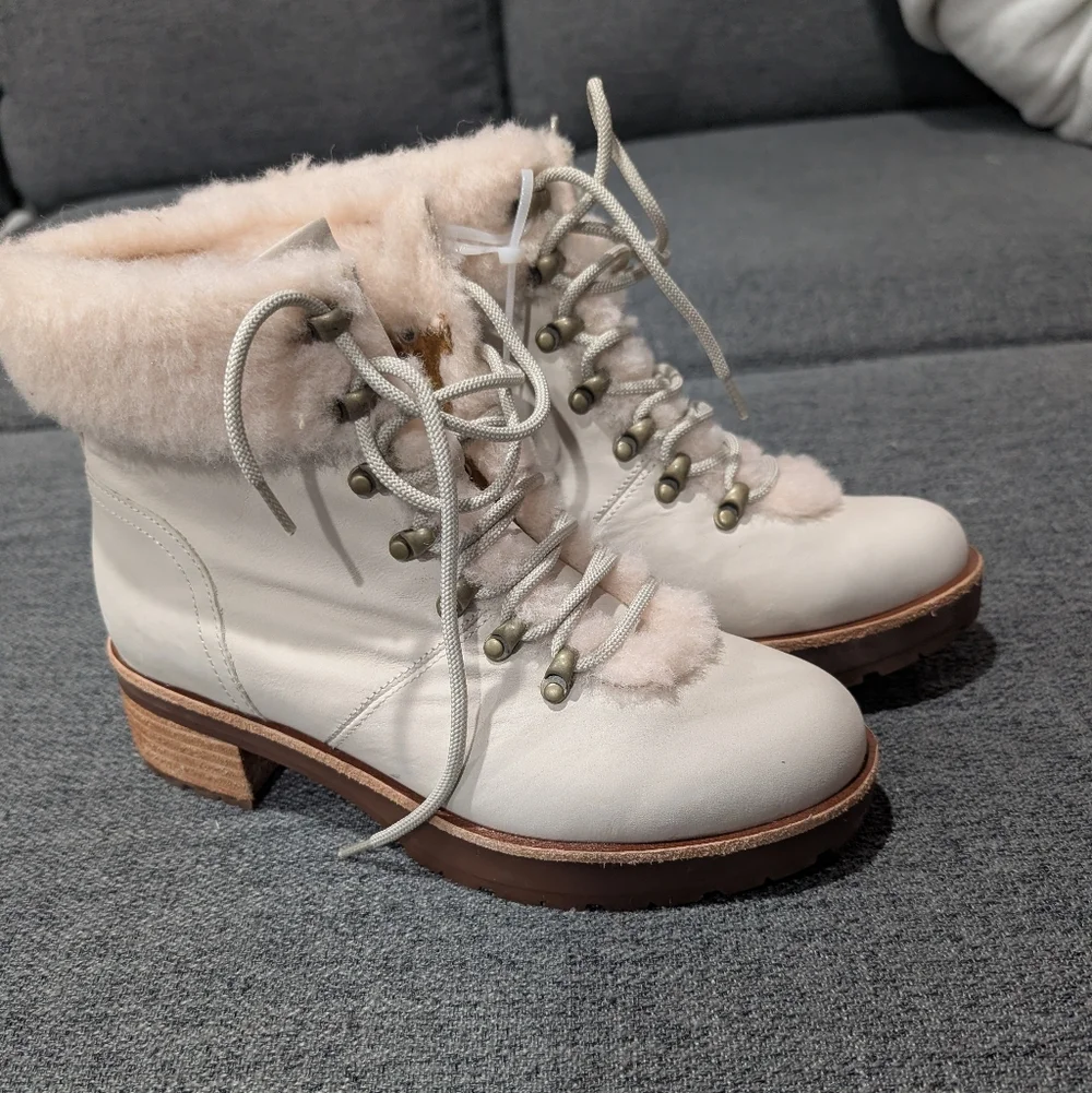 Kork-Ease Women’s Winslet Hiker Ankle Boot In Cream